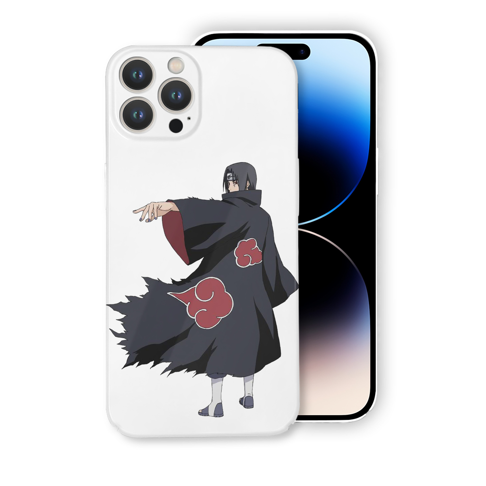 （画像用） NARUTO -ナルト- うちは イタチ Uchiha Itachi 【iPhone 14シリーズ対応】ハードケース